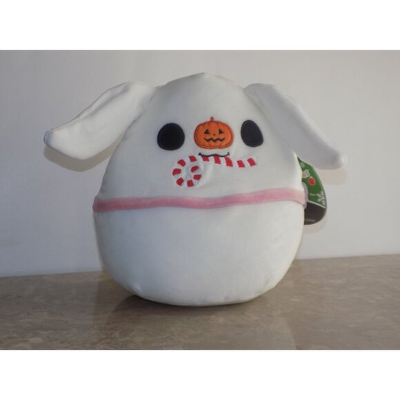Squishmallows 8" Nightmare Before Christmas Zero with Candy Cane - Picture 2 of 7